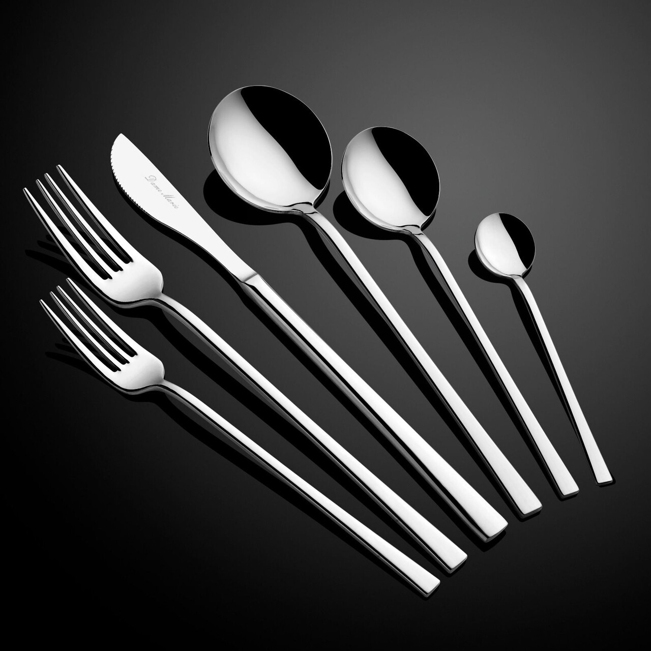 Set tacamuri, Hermia, 645DRM1238, Lingură de masă: 20,8 cm (6 bucăți), Argintiu - imagine 3